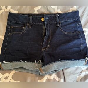 American Eagle Outfitters Dark Blue Jean Shorts